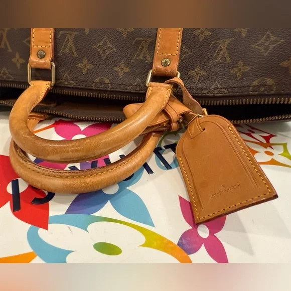 ❌SOLD❌Louis Vuitton Monogram Keepall 50 FEDEX 3922 8193 1116 - Picture 6 of 14